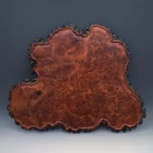 Fine Japanese Carved Burr Wood Dai or Jitta Display Stand. 27x21 cm