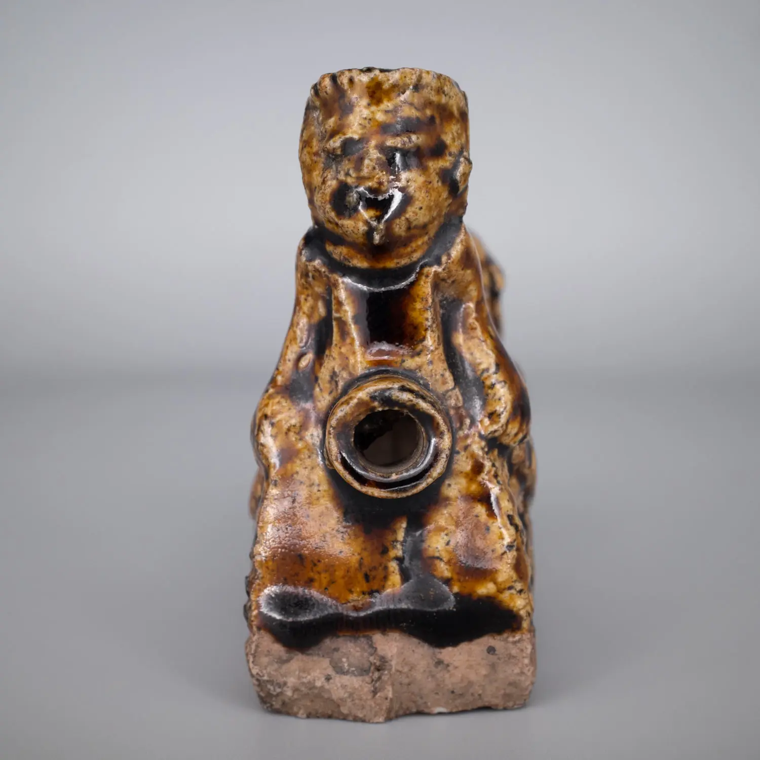Antique Chinese Amber Glazed Water Dropper. Scholar's Object. Song or Yuan Dynasty