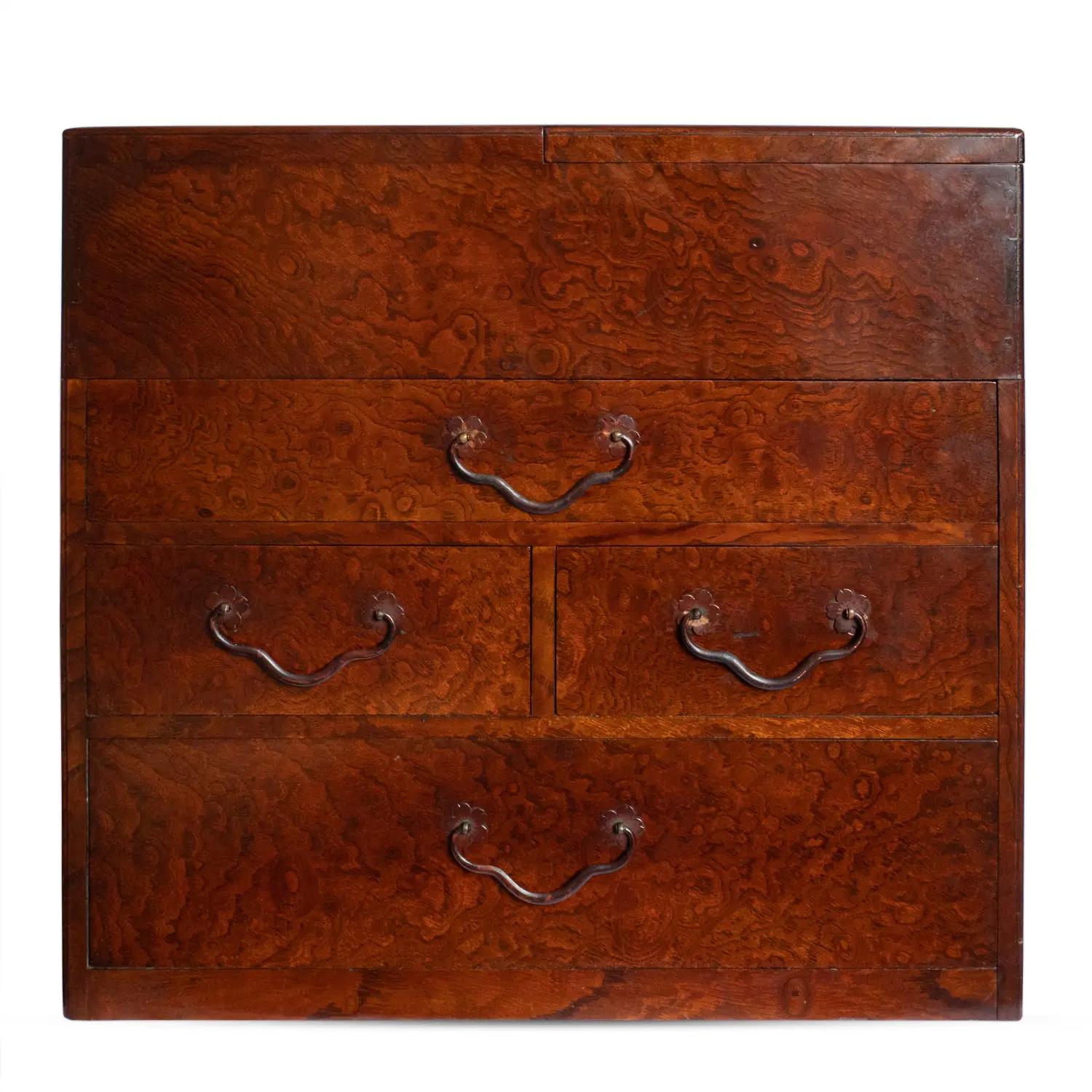 Large Antique Japanese Kyodai Kesho Bako Table Cabinet. Meiji period