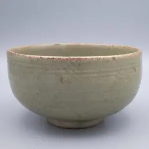 Chinese Antique Longquan Celadon Glazed Bowl Incised Decoration Yuan Early Ming