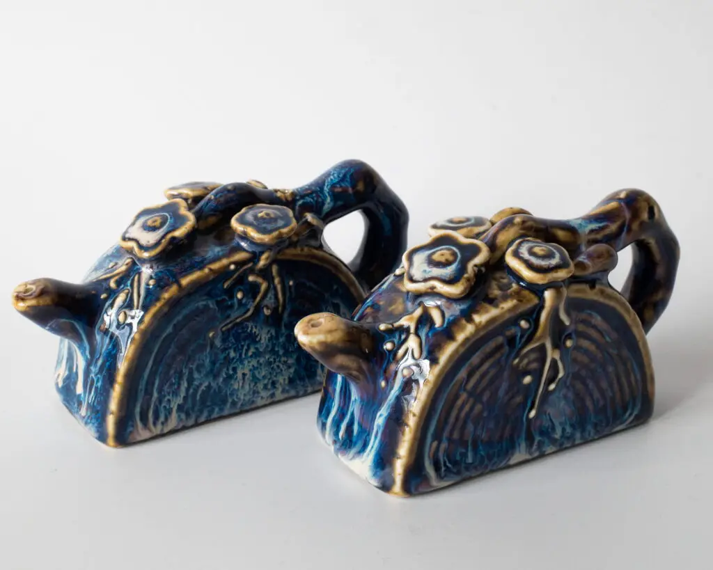 Fine Chinese Vintage Contemporary Flambe Glazed Shiwan Ware Water Droppers