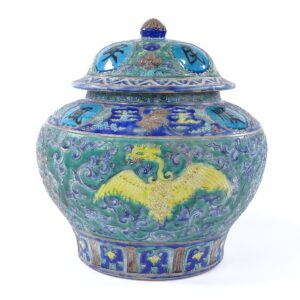 A Large Chinese Fahua Jar