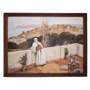 Evening, Tangiers – Original Oil Painting After Sir John Lavery (1906) by J. L. Kemsley