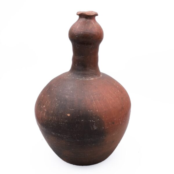 Provincial Terracotta Kendi Ceremonial Water Vessel. Java, Indonesia