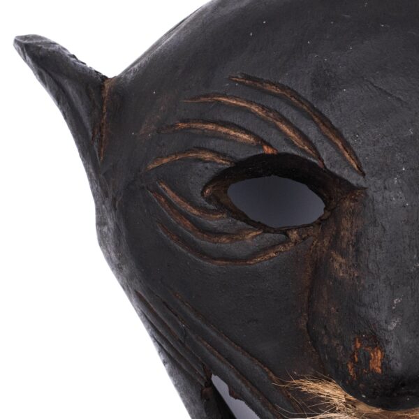 Antique Gurung or Magar Ritual Mask from the Middle Hills of Nepal. Ceremonial or Protective Mask