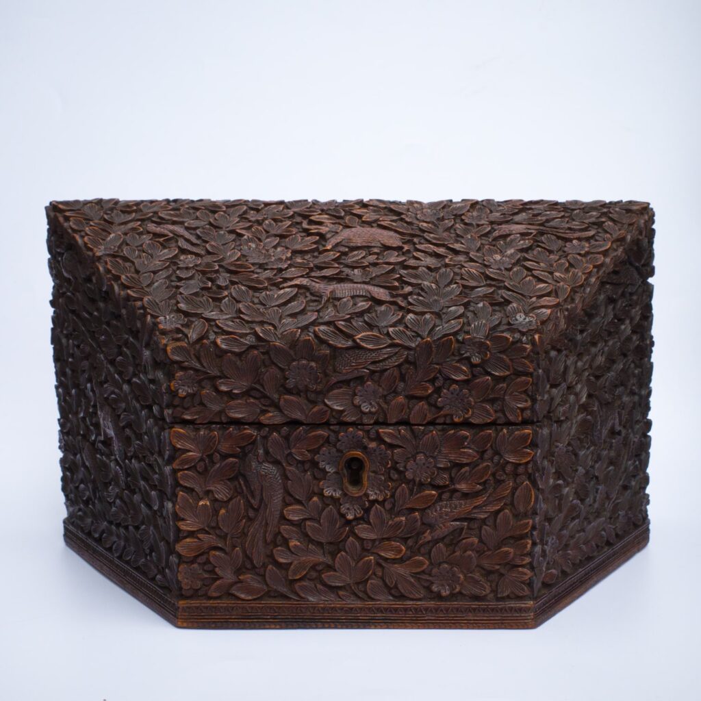 Fine Antique Anglo-Indian Sandalwood Stationery Box. 19th century ...