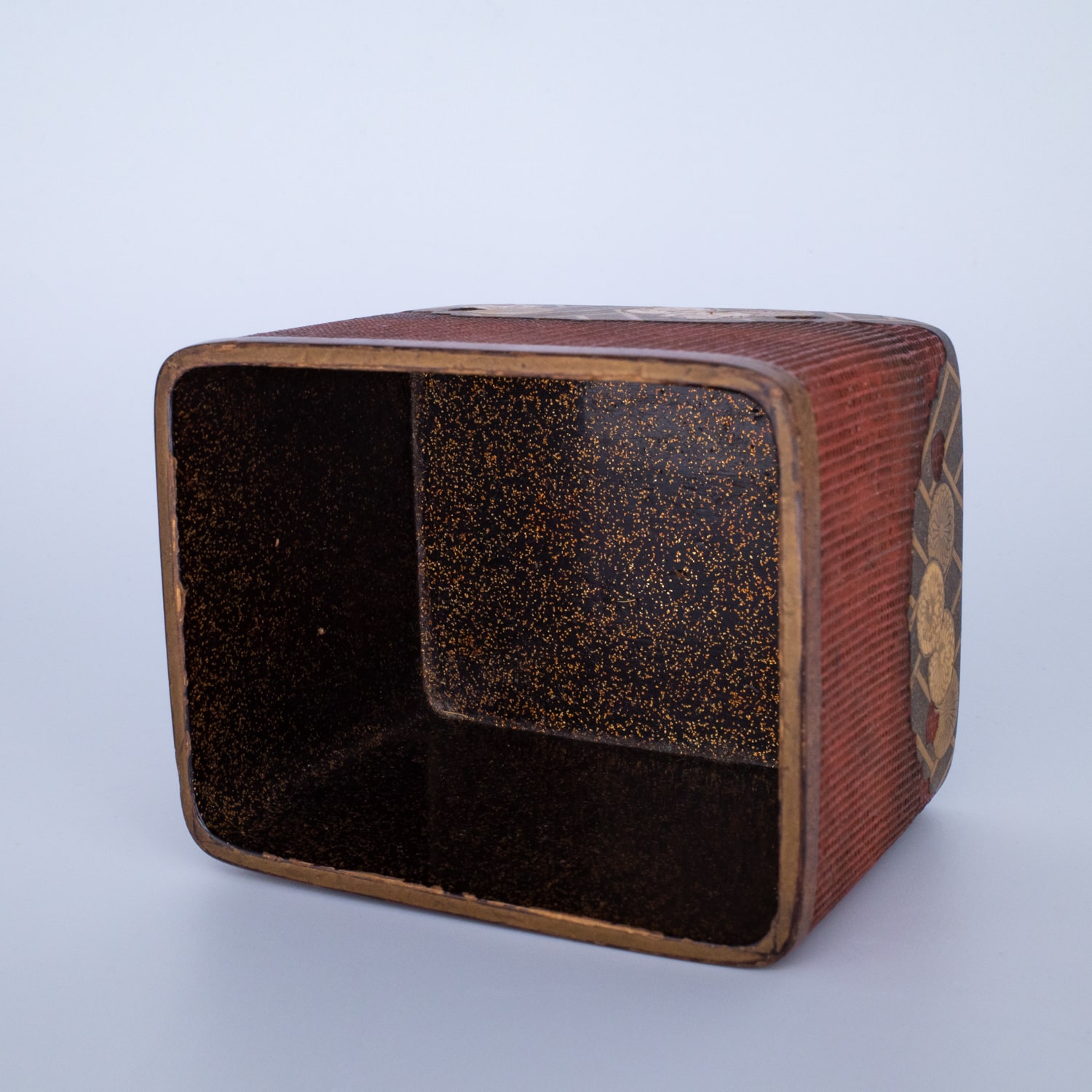 Fine Antique Japanese Gilt Lacquered Kobako Incense Box. Edo Period