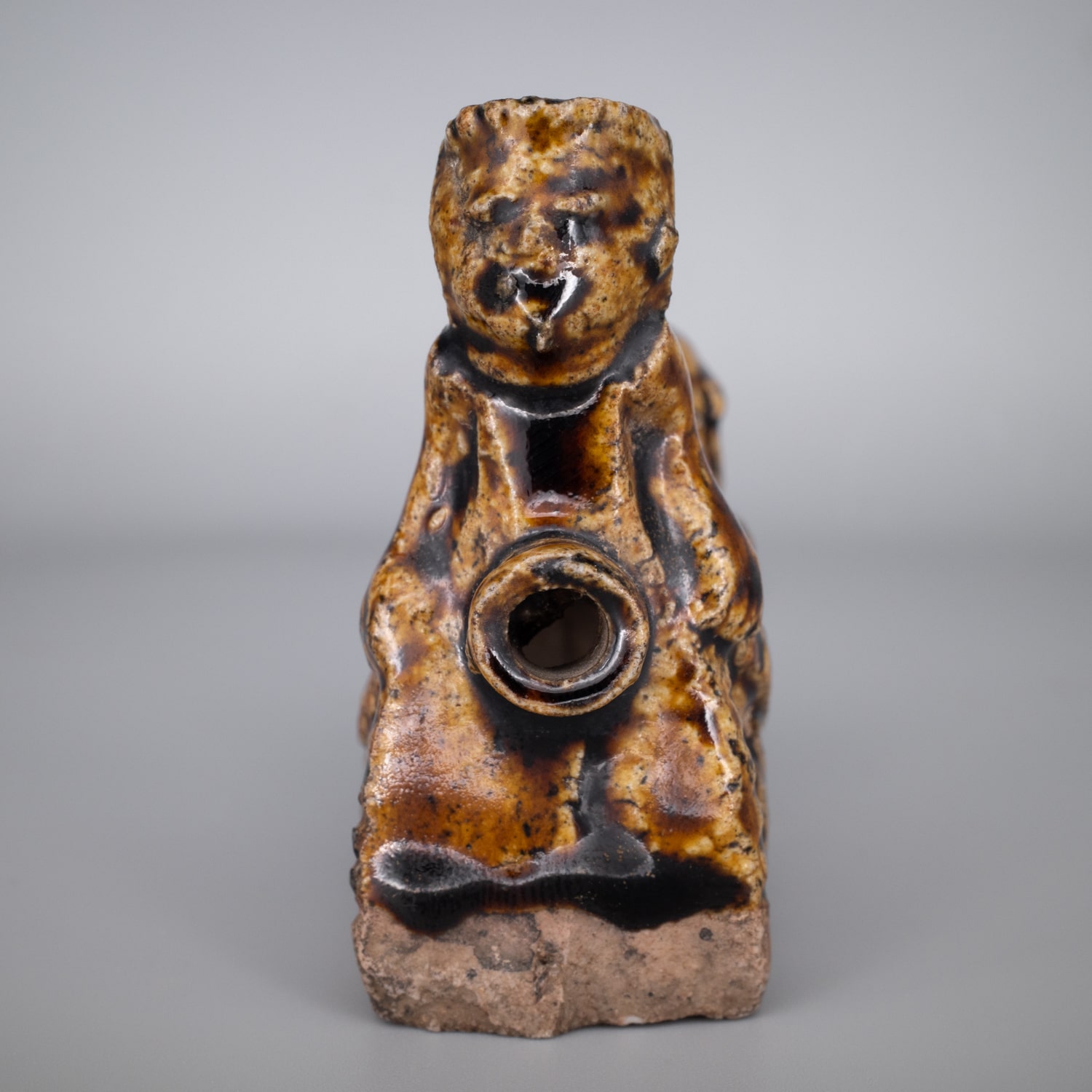 Antique Chinese Amber Glazed Water Dropper. Scholar's Object. Song or Yuan Dynasty