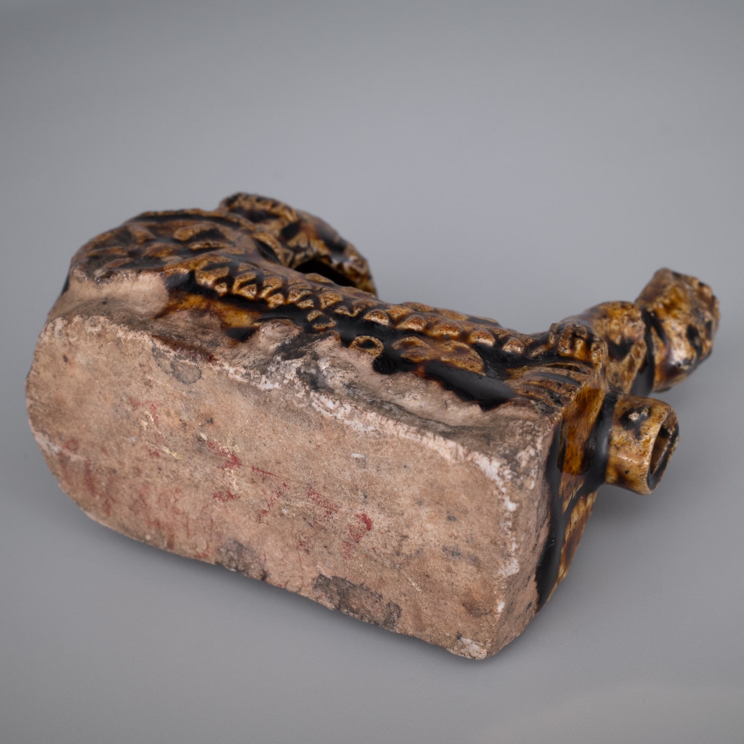 Antique Chinese Amber Glazed Water Dropper. Scholar's Object. Song or Yuan Dynasty