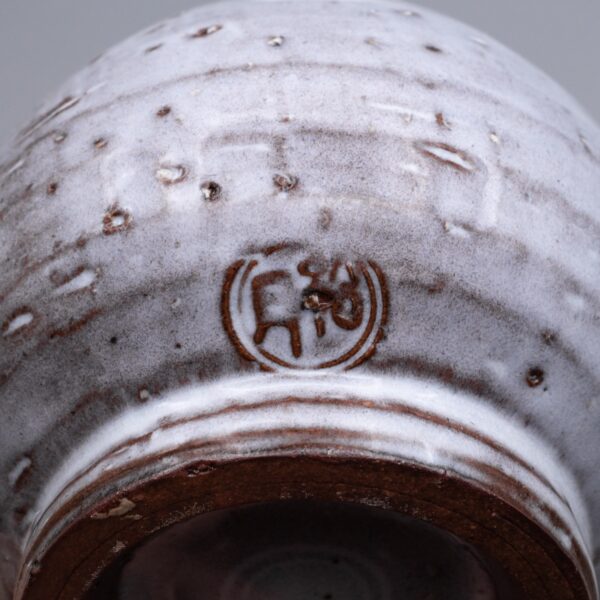 Fine Japanese Hagi Ware Pottery Vase by Tamamura Shogetsu