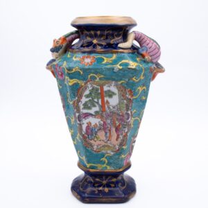 Rare Antique Mason's Ironstone Chinoiserie Vase. C. J. Mason and Co., 1830-45