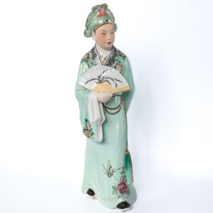 Large Chinese Famille Rose Porcelain Figurine Republic Period or Early PRoC 32cm 12.5"