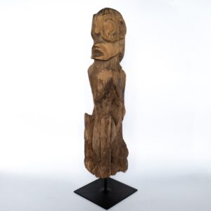 Antique Hampatong Dayak Statue Guardian Figure From Borneo Kalimantan 19th-20th C