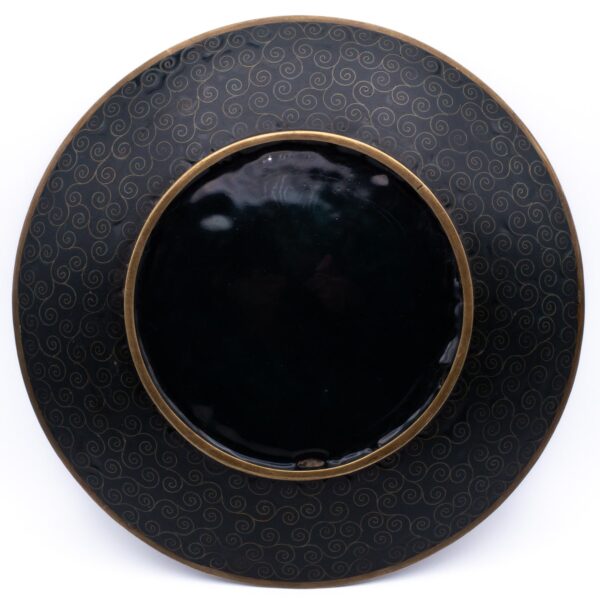 Fine Antique Japanese Cloisonne Enamelled Plate Meiji Era Diameter 24.5cm 9.5"
